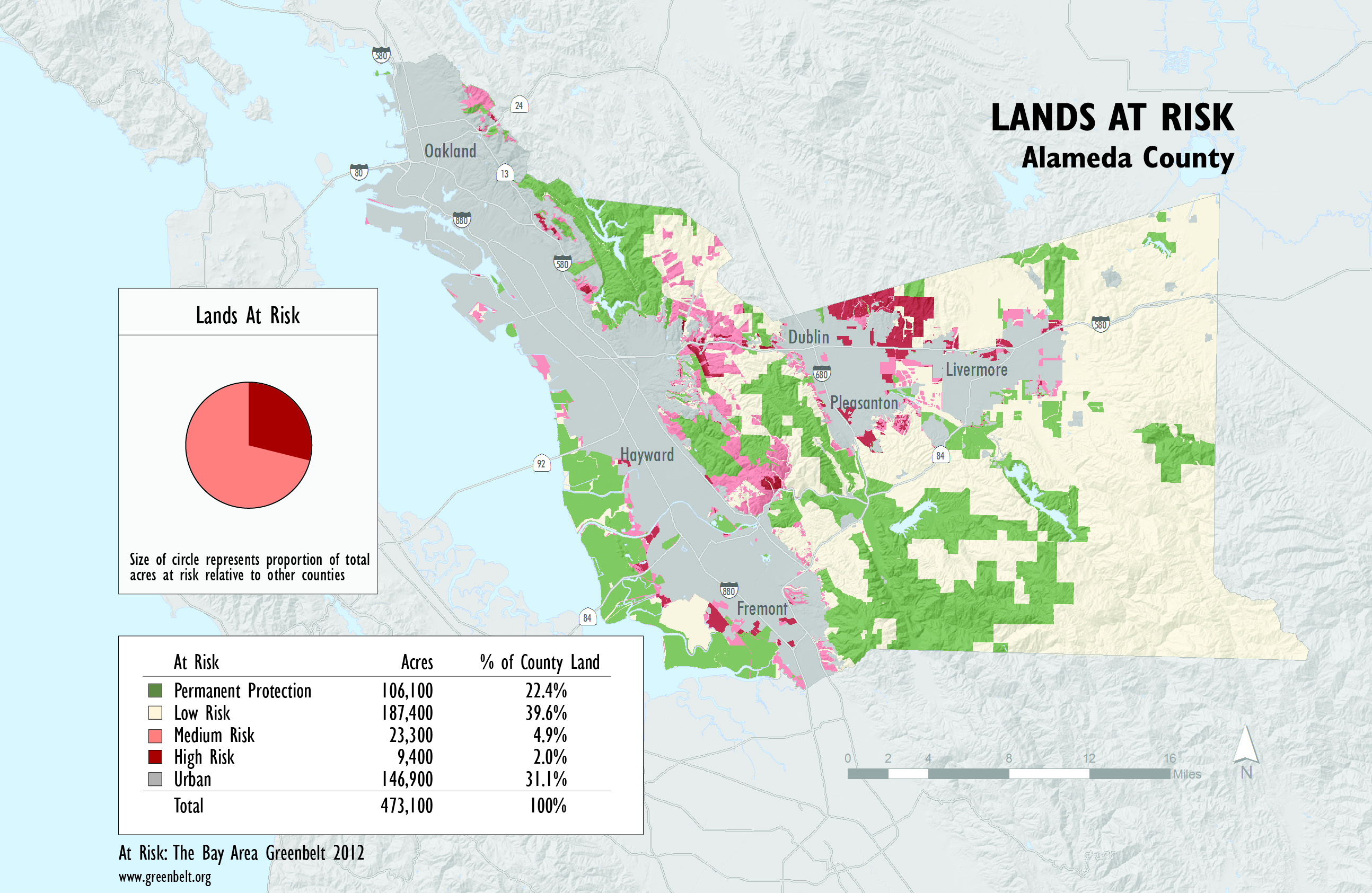 Alameda County Lands At Risk Map  Greenbelt Alliance