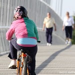 Bicycle-pedestrian bridge