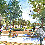 Station Park Green concept art