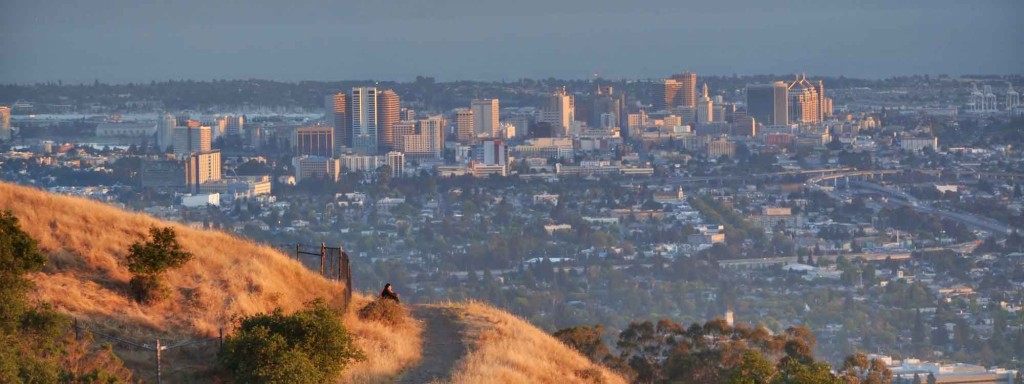 A view of Oakland, where Adam Garcia and Greenbelt Alliance are using the Bay Area Greenprint to empower local communities