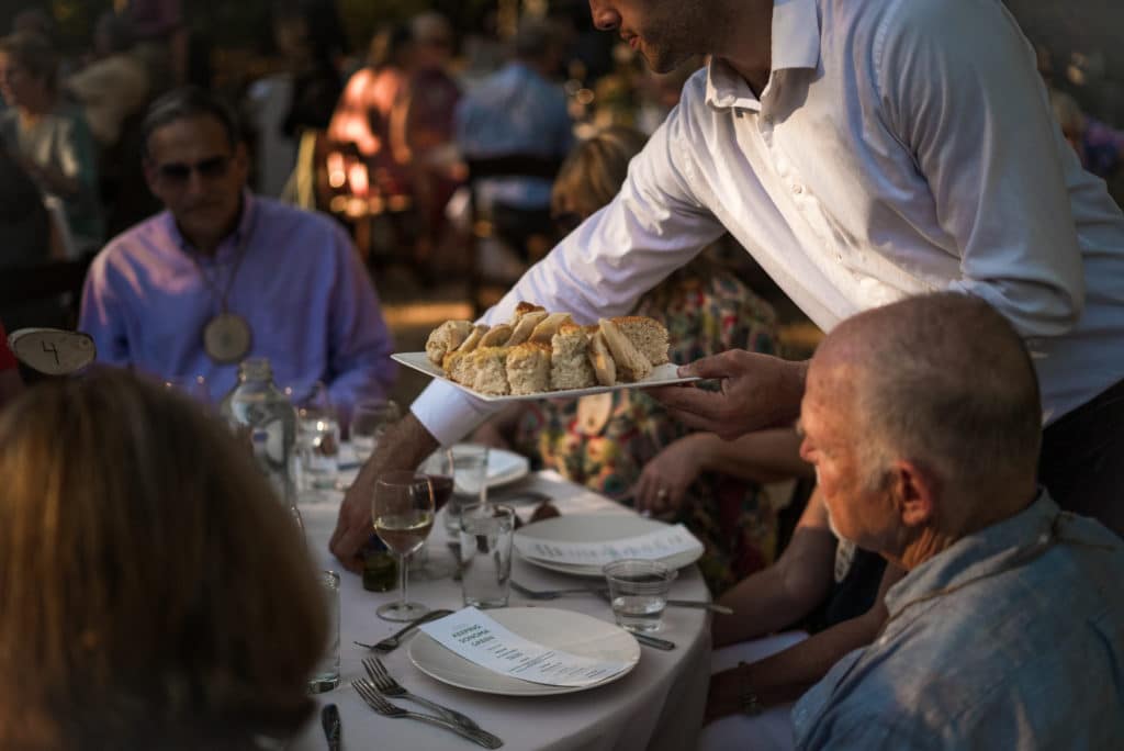 Service starts at the Sonoma Leadership Council's annual dinner.