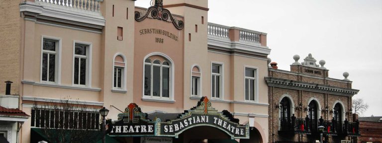 The Sebastiani Theater in the City of Sonoma, where the urban growth boundary is up for renewal
