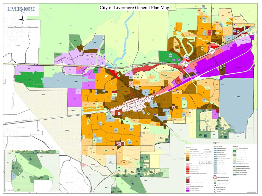 Livermore CA's Land-use Map